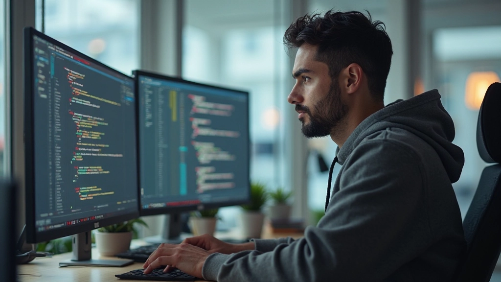 Visual representation showing CSS specificity calculation with ID selectors, class selectors, and element selectors displayed on computer screen