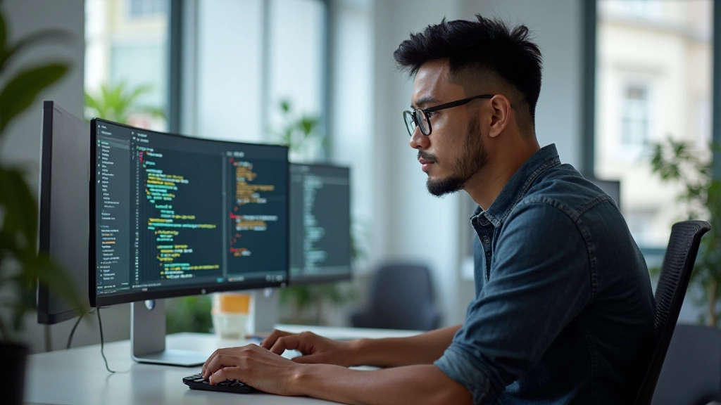 Screen reader software displayed on computer monitor showing how assistive technology reads HTML form labels and input fields aloud to users with visual impairments